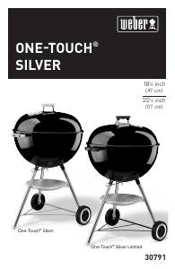 Manual Weber One-Touch Silver Barbecue