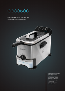 Manual Cecotec CleanFry Infinity 3000 ProFilter Deep Fryer