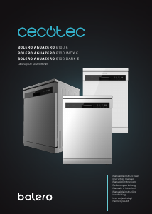 Manual Cecotec Bolero Aguazero 6100 E Dishwasher