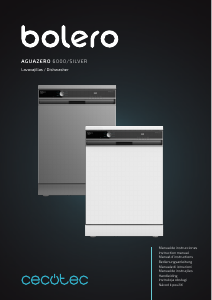 Manual Cecotec Bolero Aguazero 6000 Dishwasher