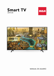 Manual de uso RCA L55P1UHD Televisor de LED