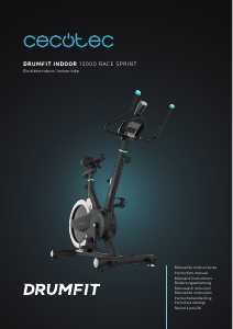 Manual de uso Cecotec DrumFit Indoor 13000 Race Sprint Bicicleta estática