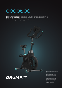 Instrukcja Cecotec DrumFit Indoor 10000 MagnoMotor Connected Rower treningowy