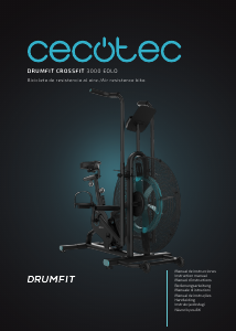 Instrukcja Cecotec Drumfit CrossFit 3000 Eolo Rower treningowy