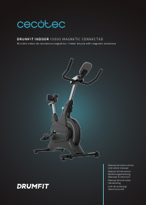 Manual Cecotec Drumfit Indoor 10000 Magnetic Connected Exercise Bike