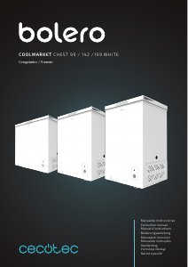 Manuale Cecotec Bolero CoolMarket Chest 142 White Congelatore