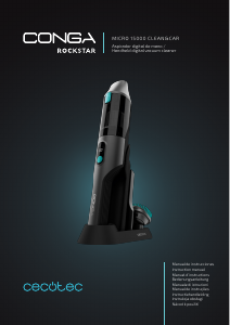 Mode d’emploi Cecotec Conga Rockstar Micro 15000 Clean&Car Aspirateur à main