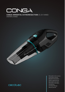 Manual Cecotec Conga Immortal Extreme Suction 22.2 Hand Handheld Vacuum