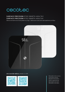 Manual de uso Cecotec Surface Precision 9750 Smart Healthy Báscula