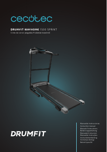 Manual Cecotec DrumFit WayHome 1500 Sprint Treadmill