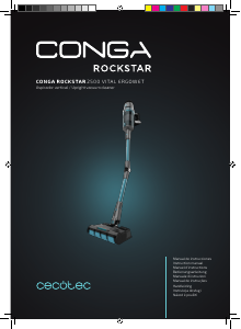 Manual Cecotec Conga Rockstar 2500 VItal ErgoWet Vacuum Cleaner