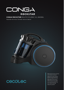 Manual Cecotec Conga Rockstar Multicyclonic XXL Animal Vacuum Cleaner