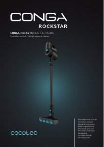 Manual Cecotec Conga RockStar 1300 X-Treme Vacuum Cleaner