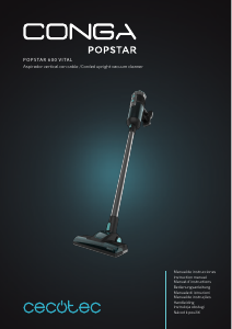 Manual de uso Cecotec Conga PopStar 600 Vital Aspirador