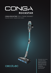 Manual de uso Cecotec Conga Rockstar 1700 X-Treme ErgoWet Aspirador