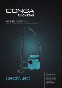 Manual Cecotec Conga Rockstar Wet & Dry Compact Plus Vacuum Cleaner