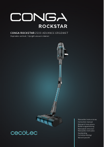 Manuale Cecotec Conga RockStar 2500 Advance ErgoWet Aspirapolvere