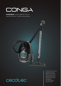 Manual Cecotec Conga Powerbag 2500 Plus Vacuum Cleaner