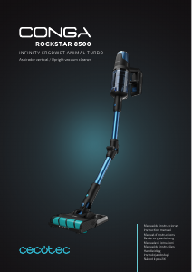 Manuál Cecotec Conga Rockstar 8500 Infinity ErgoWet Animal Turbo Vysavač