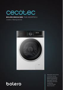 Manual Cecotec Bolero Dresscode 7500 Inverter A Washing Machine