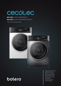 Manual Cecotec Bolero DressCode 10500 Inverter Steel A Washing Machine
