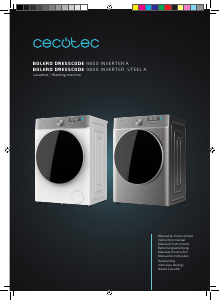 Manual Cecotec Bolero DressCode 9800 Inverter Steel A Máquina de lavar roupa