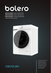 Manual Cecotec Bolero Dresscode 9400 Inverter Máquina de lavar roupa