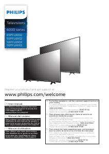 Manual Philips 50PFL6902 LED Television