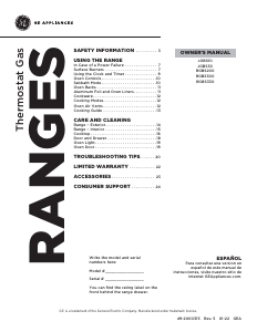 Manual Hotpoint RGBS300DMWW Range