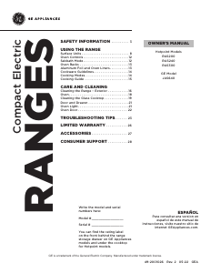 Manual Hotpoint RAS240DMWW Range