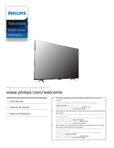 Manual Philips 65PFL6621 LED Television