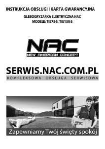 Instrukcja NAC TIE75-S Kultywator