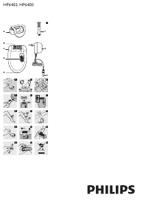 Handleiding Philips HP6400 Satinelle Epilator