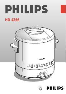 Manual Philips HD4266 Fritadeira