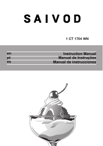 Manual de uso Saivod 1 CT 1704 WN Congelador