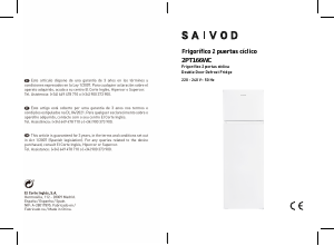 Manual Saivod 2PT 166WC Fridge-Freezer