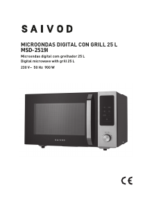 Manual de uso Saivod MSD-2519I Microondas