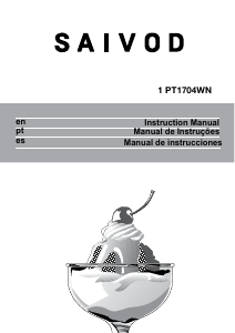 Manual Saivod 1PT1704WN Refrigerator