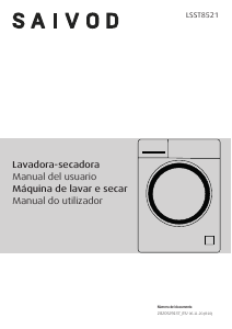 Manual Saivod LSST8521 Máquina de lavar e secar roupa