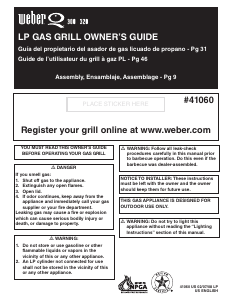 Handleiding Weber Q320 Barbecue