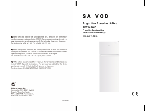 Manual Saivod 2PT 143WC Fridge-Freezer