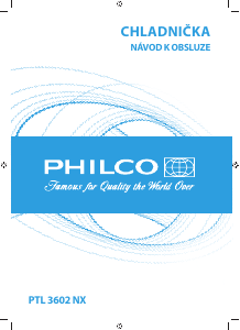 Manual Philco PTL 3602 NX Refrigerator