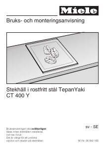 Bruksanvisning Miele CT 400 Y Häll