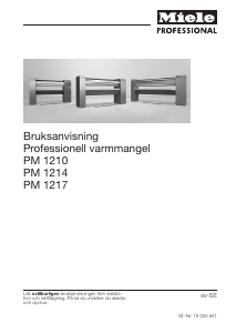 Bruksanvisning Miele PM 1210 Mangel