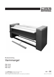 Bruksanvisning Miele PM 1318 Mangel