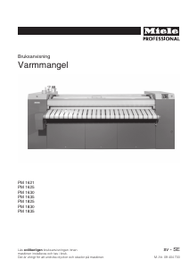 Bruksanvisning Miele PM 1625 Mangel