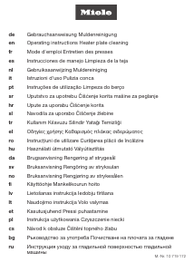 Használati útmutató Miele PRI 210 Mángorló