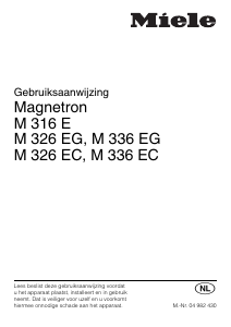Handleiding Miele M 336 EC Magnetron