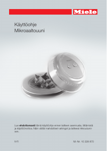 Käyttöohje Miele M 6032 SC Mikroaaltouuni