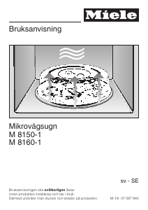 Bruksanvisning Miele M 8150-1 Mikrovågsugn